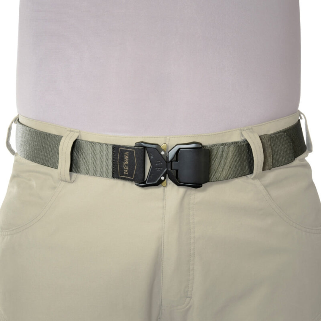 חגורת טיולים אלסטית Tatonka 38 מ"מ - אבזם נעילה חכם