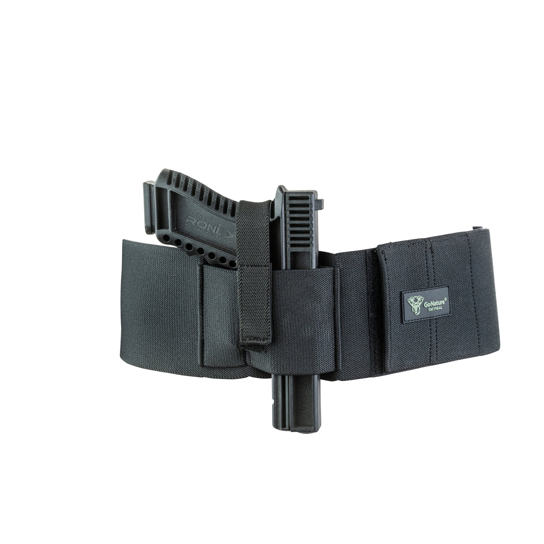 חגורה אלסטית 10 ס"מ לאקדח + מחסנית