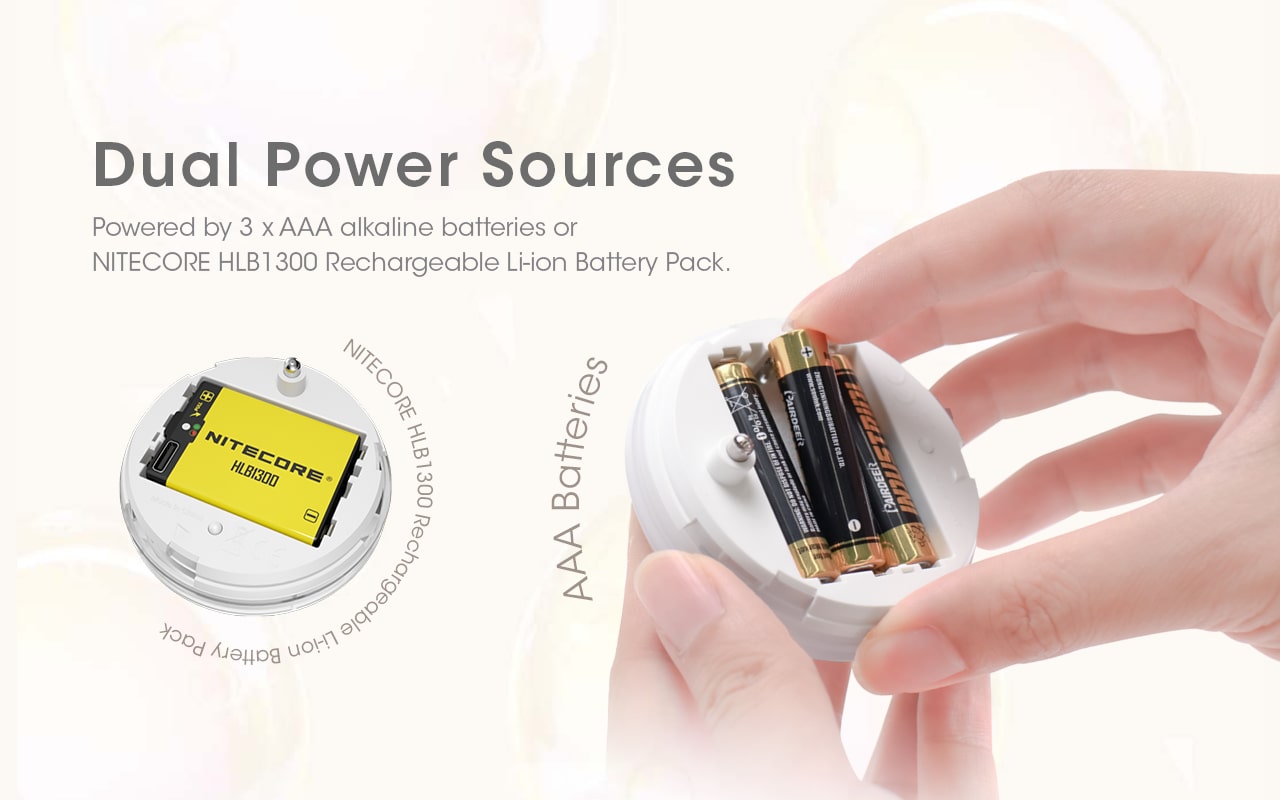 מנורת Nitecore Bubble