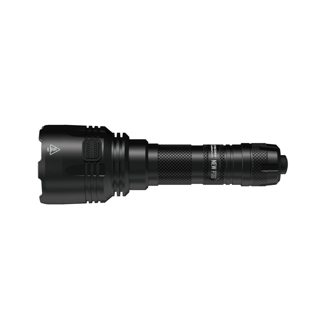 פנס Nitecore New P30 - 1000 לומן, טווח 618 מטר, סוללה 21700
