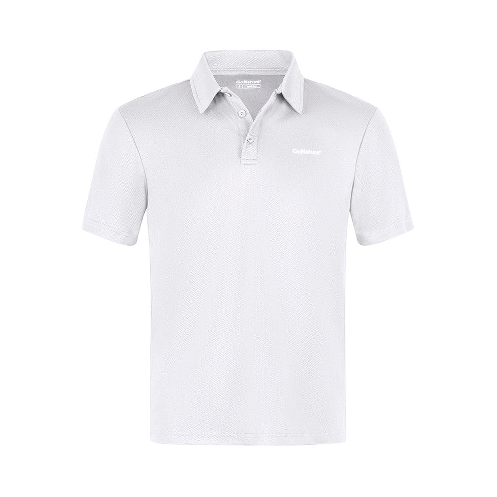חולצת פולו GN MOJAVE – חולצת פולו טכנית לאקלים חם ולפעילות יומיומית לבן