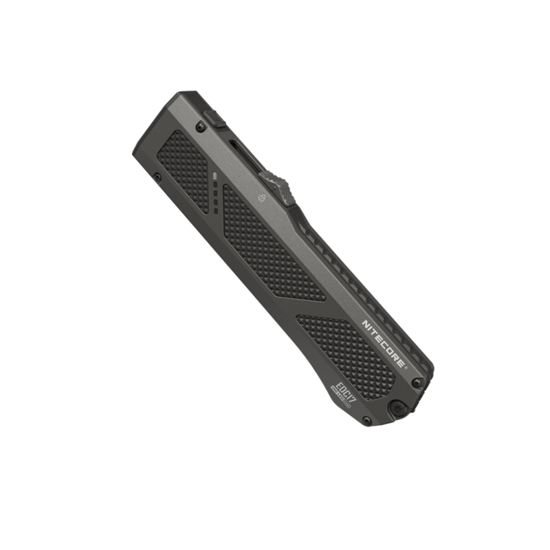 פנס טקטי ויומיומי (EDC) שטוח Nitecore EDC17 – תאורה לבנה, אולטרה-סגול (UV) ולייזר ירוק