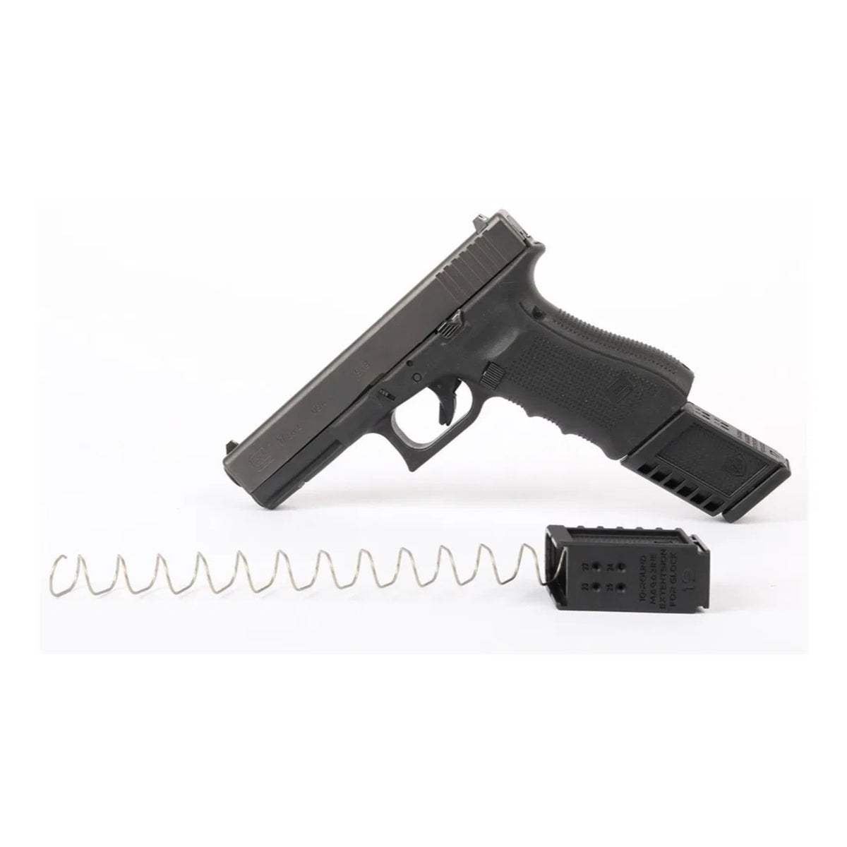 עקב מאריך תוספת כדורים למחסנית לגלוק 19 – CAA ME X19