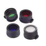 מסנן צבעוני Nitecore 40mm - אדום לפנסים טקטיים