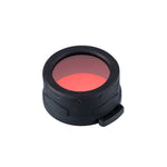 מסנן צבעוני Nitecore 40mm - אדום לפנסים טקטיים