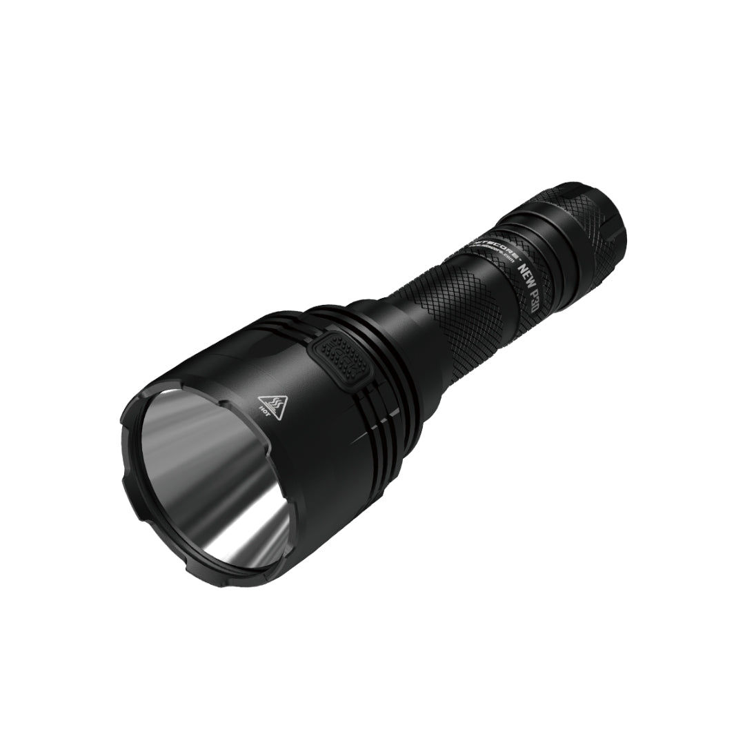 פנס Nitecore New P30 - 1000 לומן, טווח 618 מטר, סוללה 21700