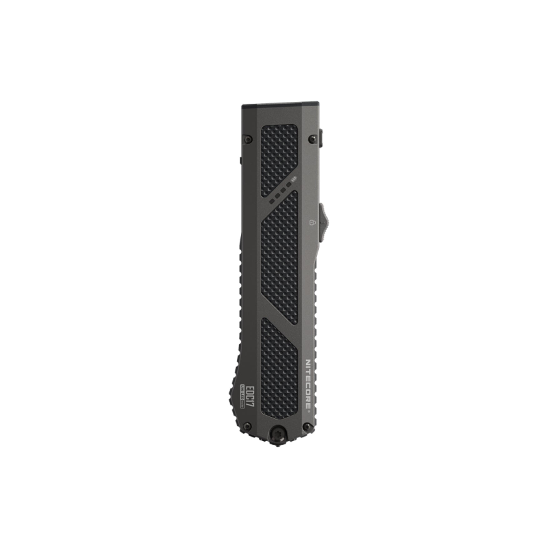 פנס טקטי ויומיומי (EDC) שטוח Nitecore EDC17 – תאורה לבנה, אולטרה-סגול (UV) ולייזר ירוק