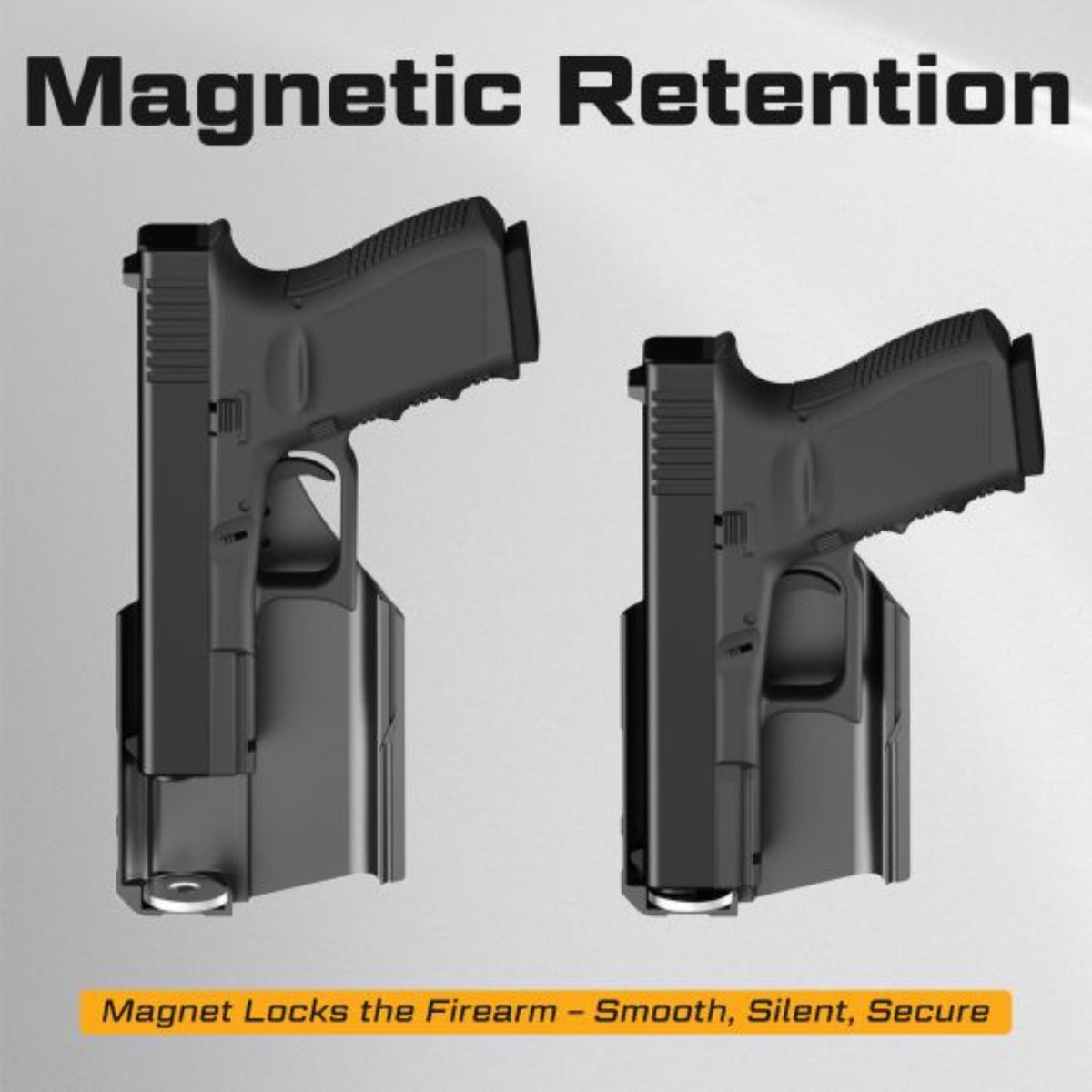 נרתיק פנימי (IWB) היברידי EVO X מבית Orpaz – נושא פנס עם אבטחה מגנטית