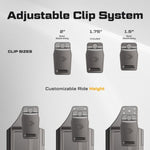 נרתיק פנימי (IWB) היברידי EVO X מבית Orpaz – נושא פנס עם אבטחה מגנטית